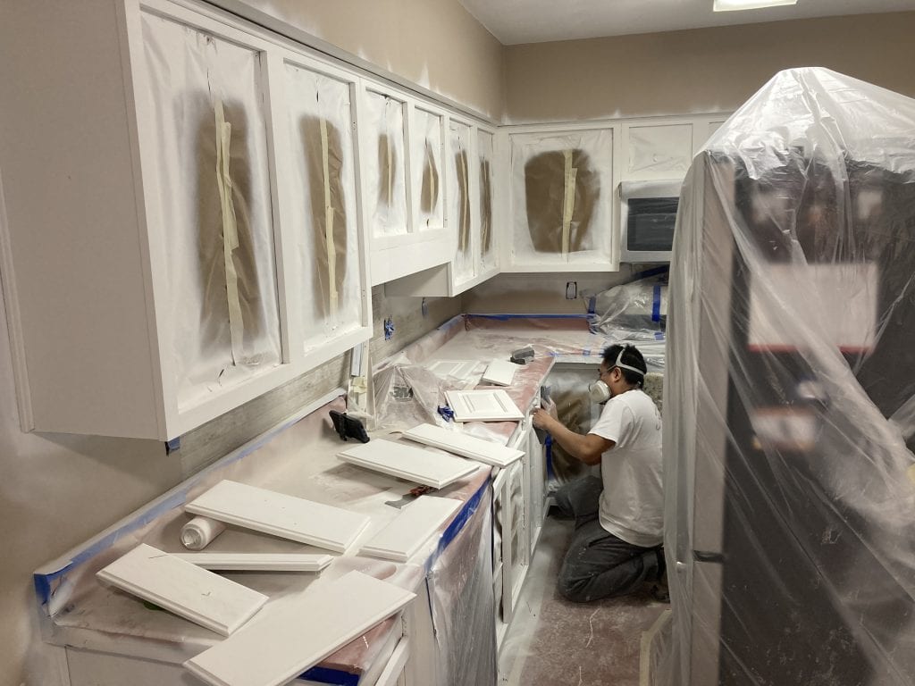 The benefits of hiring a professional painter include all the prep work they do when working on your home.