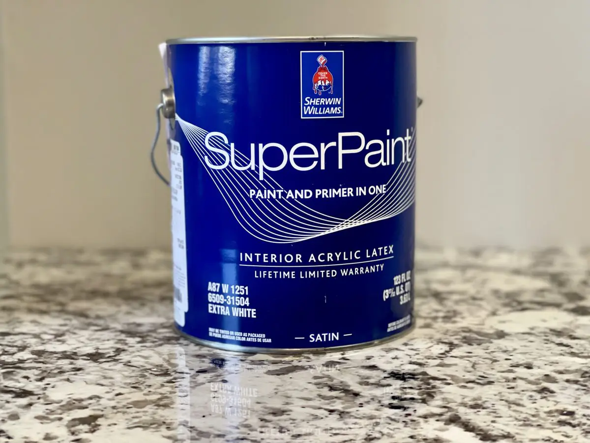 gallon of sherwin-williams superpaint
